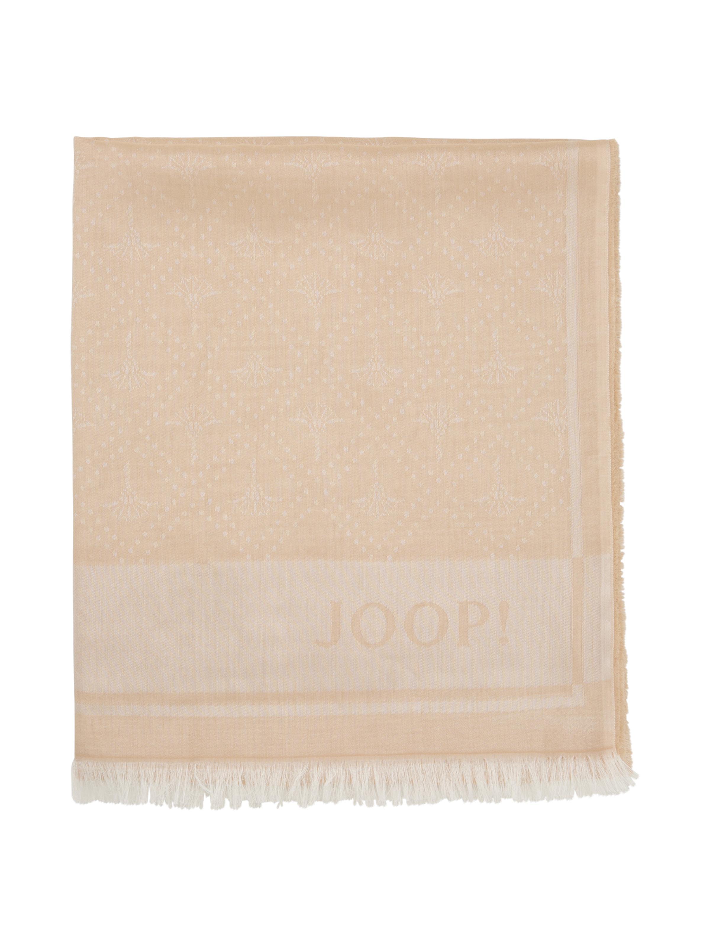 JOOP! Tuch 'Amelie' in camel / weiß, Produktansicht