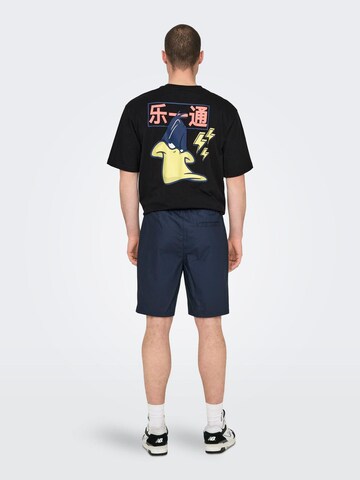 Only & Sons - Regular Calças 'LINUS' em azul