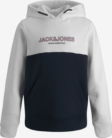 balts Jack & Jones Junior Sportisks džemperis 'Urban': no priekšpuses