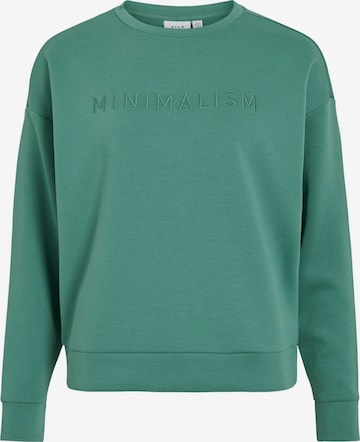 VILA Sweatshirt 'VIReflect' i grøn: forside
