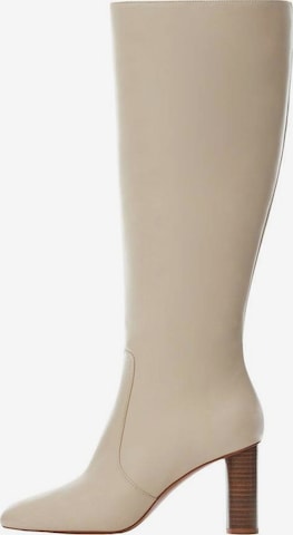 MANGO Boots 'Harry' in Beige: front