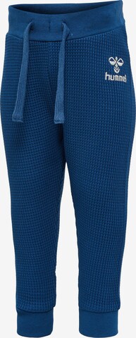 Hummel Tapered Broek 'Cosy' in Blauw