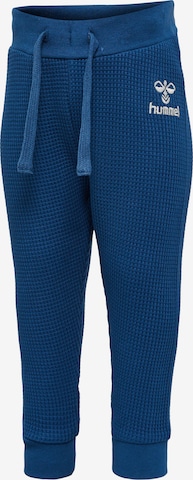 Effilé Pantalon 'Cosy' Hummel en bleu