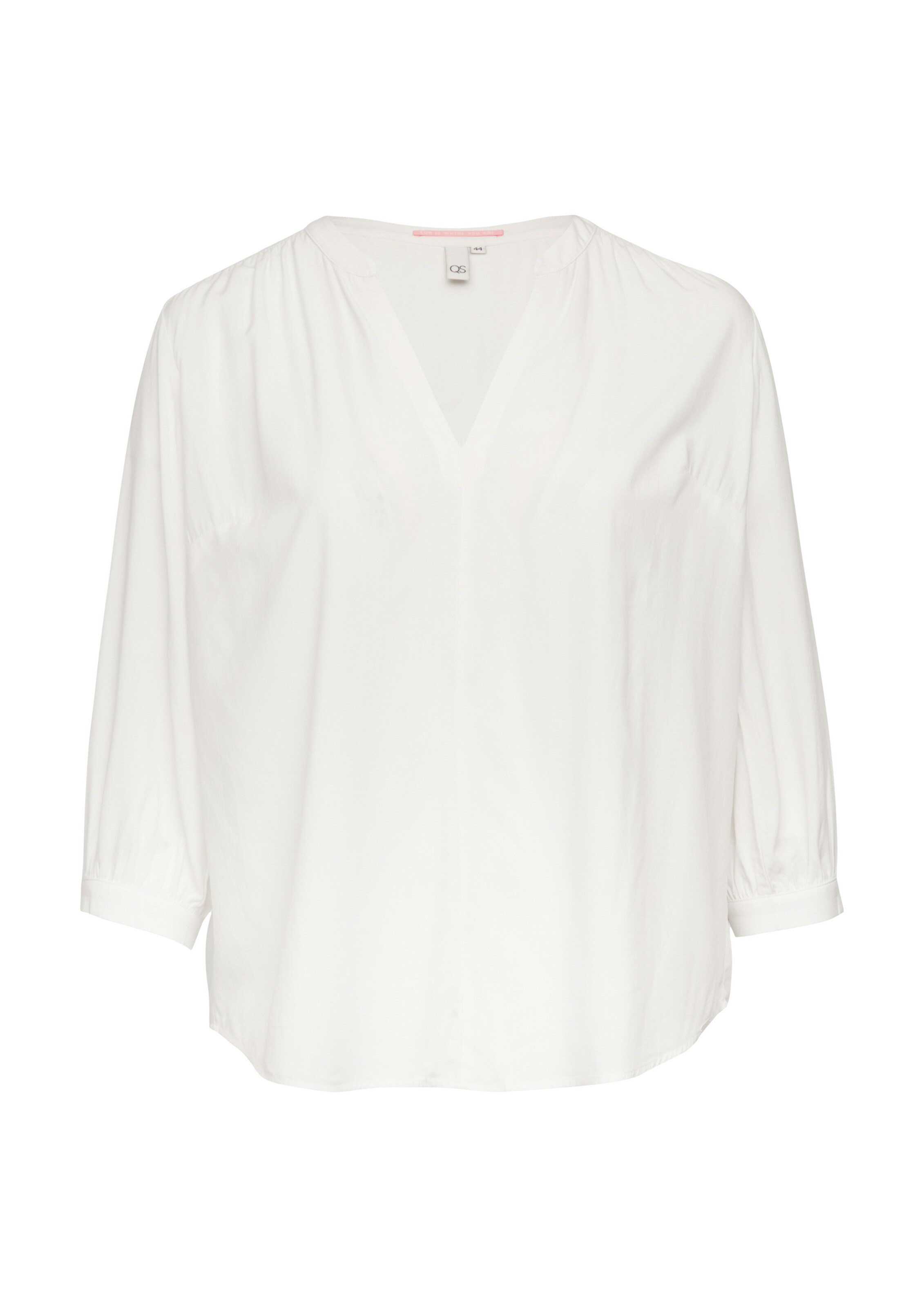 QS Bluse in Beige: Vorderseite