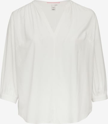 QS Blouse in Beige: voorkant