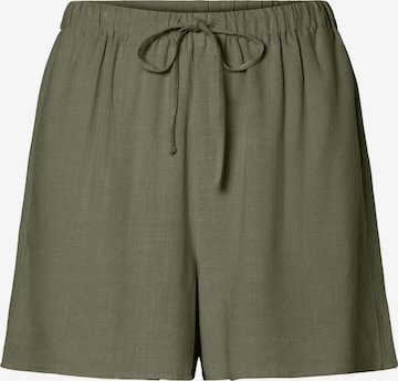 Pantalon 'PCVinsty' PIECES en vert : devant