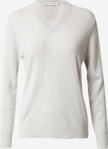 Pure Cashmere NYC Trui in Grijs: voorkant