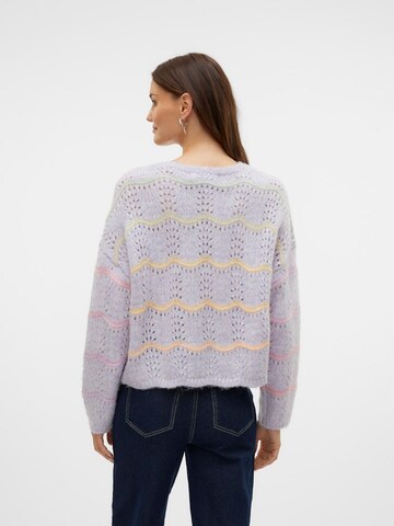 VERO MODA Trui 'VMHATTY' in Lila