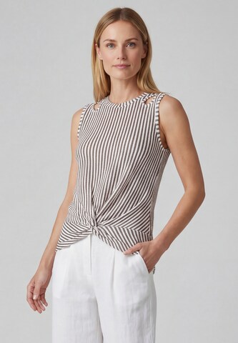 HALEE - Top 'Fashion Look' em cinzento: frente