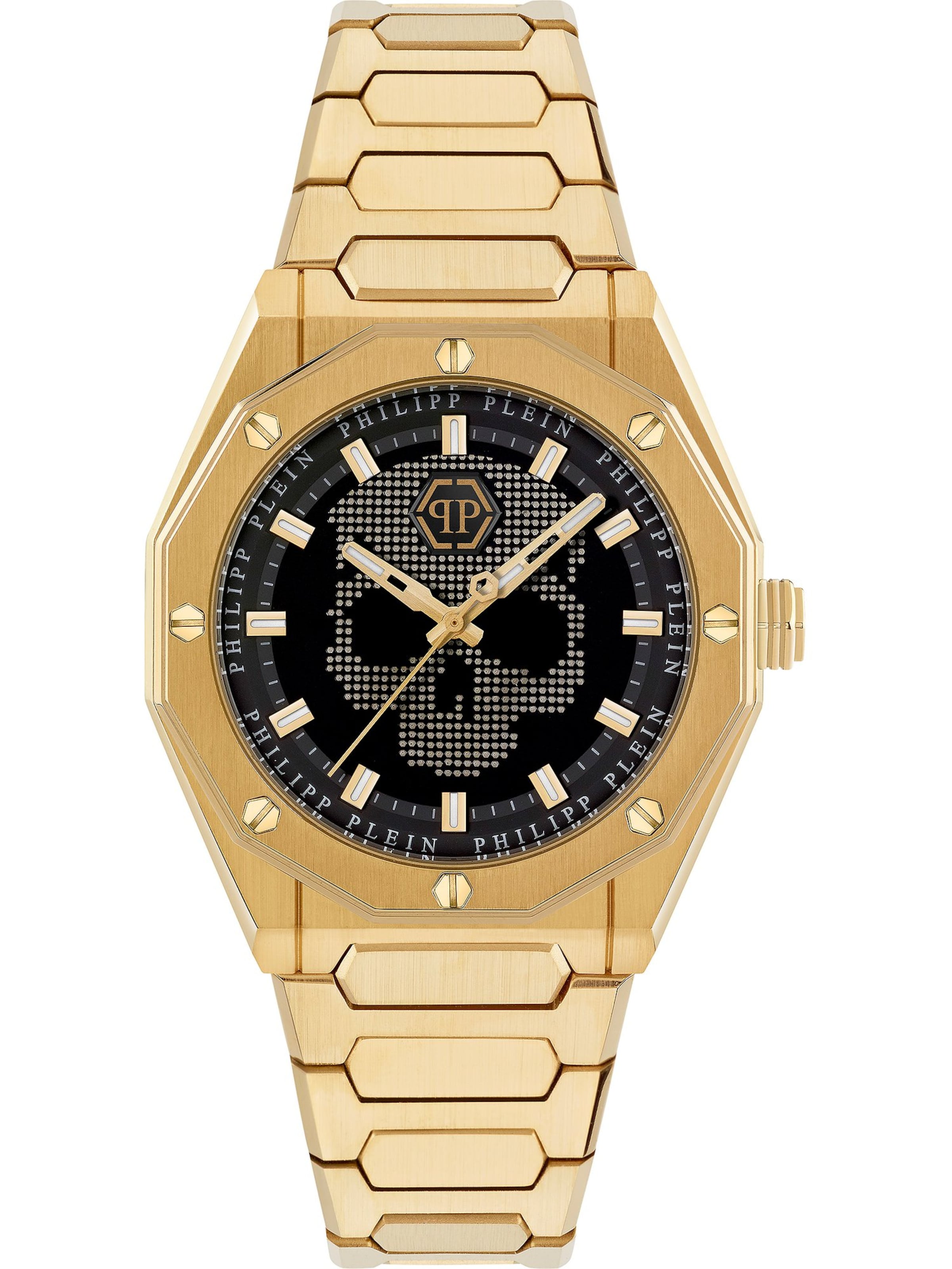 Orologio analogico 'Deluxe' di Philipp Plein Watches in oro: frontale