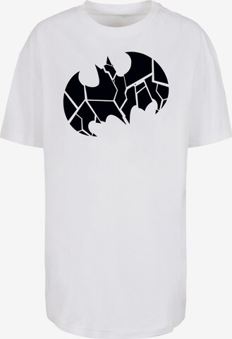F4NT4STIC Oversized shirt 'Batman' in Wit: voorkant