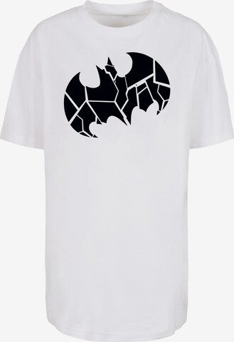 T-shirt oversize 'Batman' F4NT4STIC en blanc : devant