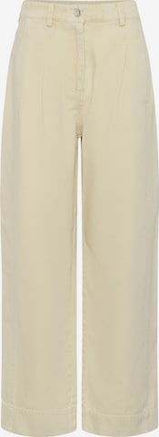 SOAKED IN LUXURY Jeans 'SLNinnia' i gul: forside