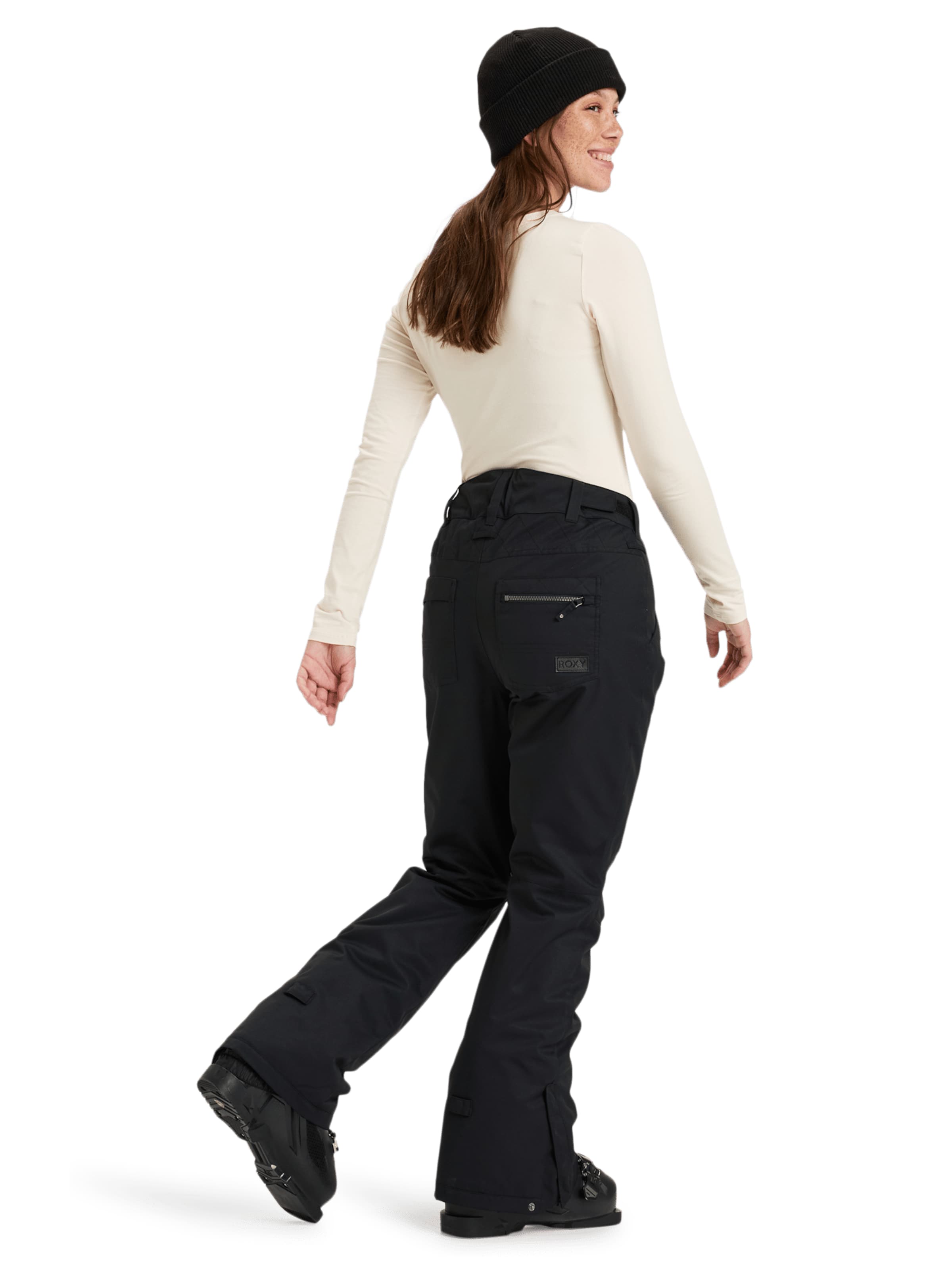ROXY Regular Sporthose 'Nadia' in Schwarz