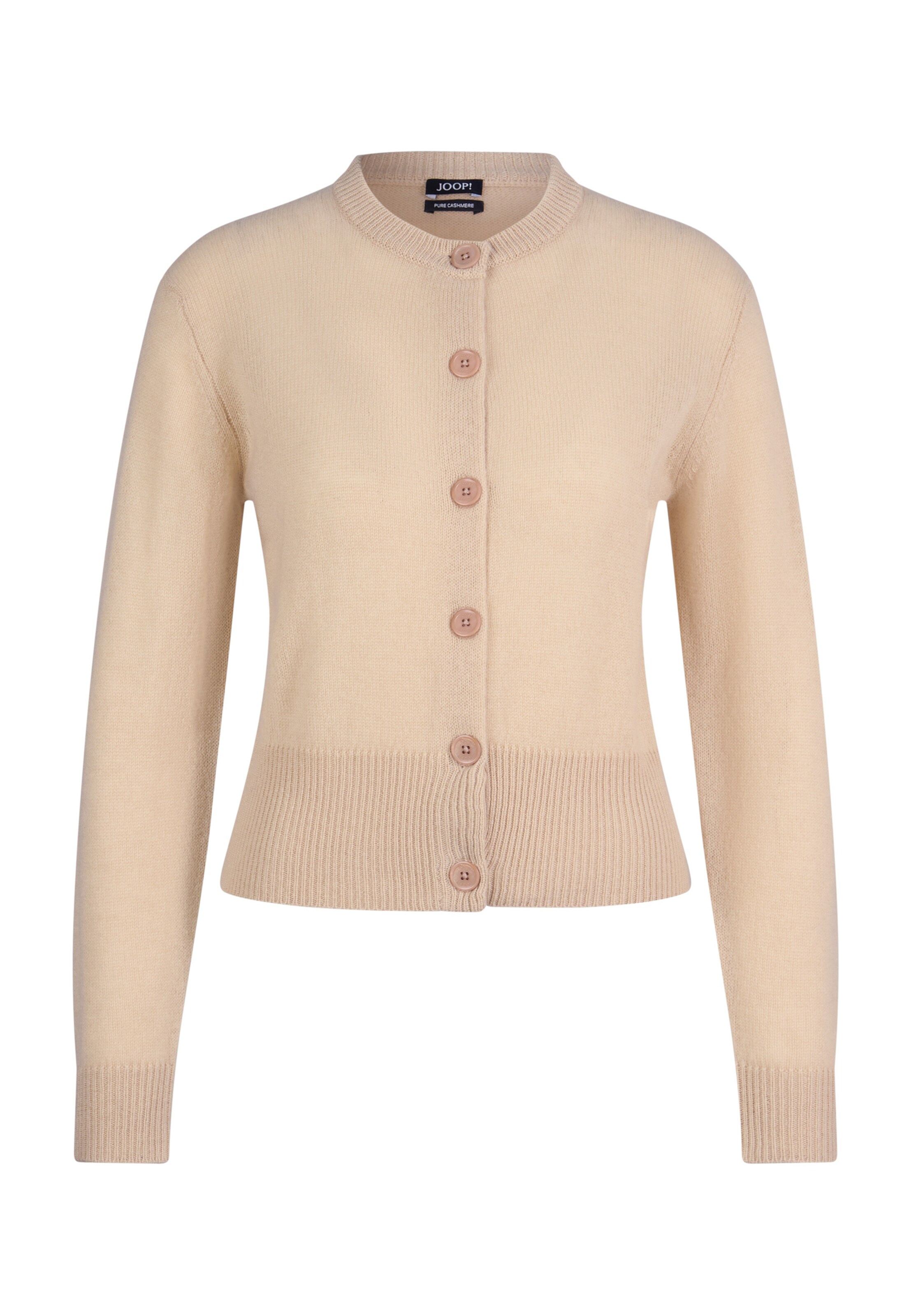 JOOP! Strickjacke 'Karina' in XS in beige, Produktansicht