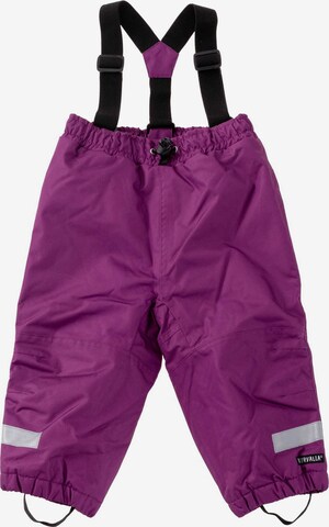 Villervalla Regular Pants in Purple: front