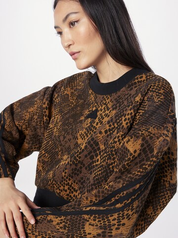 ADIDAS SPORTSWEARSportska sweater majica 'Future Icons 3-Stripes' - smeđa boja