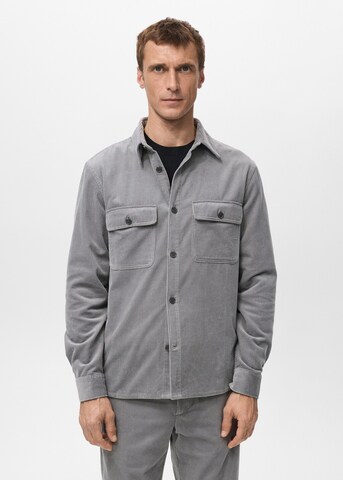 MANGO MAN Jacke 'Pietro' in Grau: Vorderseite