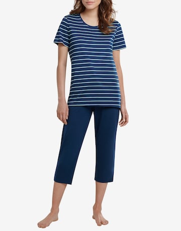 SCHIESSER Regular Pyjama in Blauw