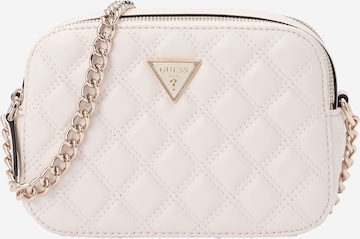 Sac à bandoulière 'GIULLY II CAMERA BAG' GUESS en blanc : devant