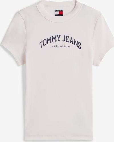 Marškinėliai iš Tommy Jeans, spalva – tamsiai mėlyna jūros spalva / balta, Prekių apžvalga
