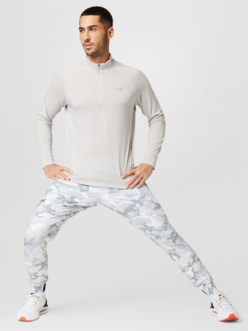 T-Shirt fonctionnel 'Streaker' UNDER ARMOUR en gris