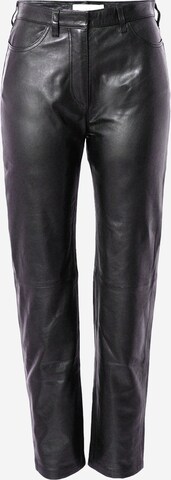 IRO Regular Trousers 'JALIL' in Black: front