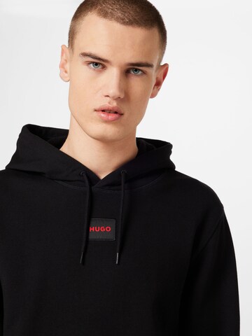 HUGO - Sweatshirt 'Daratschi214' em preto