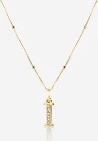 Hey Happiness - Cadena 'Letter I' en oro: frente