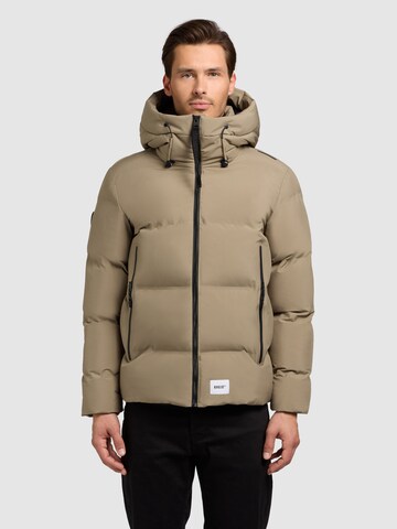 khujo Zimná bunda ' Wesh3' - Béžová: predná strana