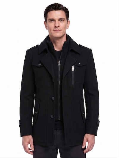 ALLTHEMEN Winter Coat 'Winternacht' in S in Black, Item view