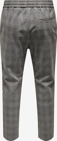 Coupe slim Pantalon 'LINUS' Only & Sons en gris