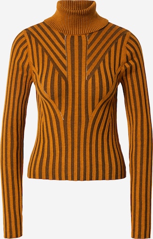 DKNY Sweater in Brown: front