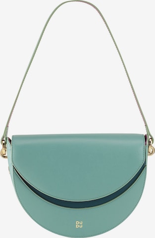 DuDu Schultertasche in Grün: Vorderseite