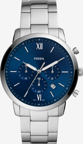 FOSSIL Analoog horloge in Zilver: voorkant