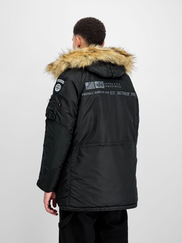 ALPHA INDUSTRIES Winter Parka 'N3B Airborne' in Black