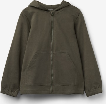 Tezenis Zip-Up Hoodie in Green: front