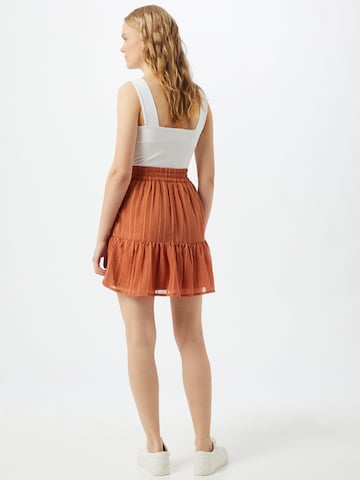 ICHI Skirt in Orange