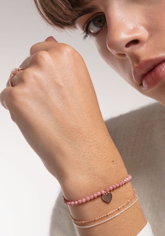 Thomas Sabo Armband in Roze: voorkant