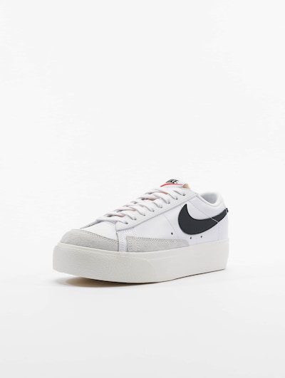 Nike Sportswear Sneaker  'Blazer' in hellgrau / schwarz / weiß, Produktansicht