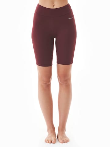 Organication Skinny Leggings in Rot: Vorderseite