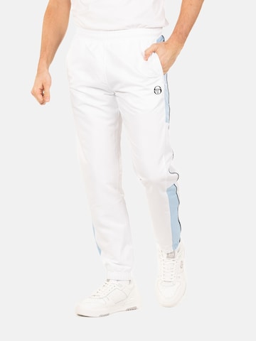 Sergio Tacchini Regular Workout Pants 'ABITA' in White: front