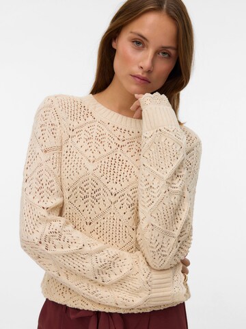 Pull-over 'VMSUSANA' VERO MODA en beige : devant