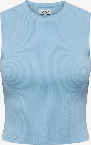 ONLY Knitted Top 'MAJLI' in Blue: front