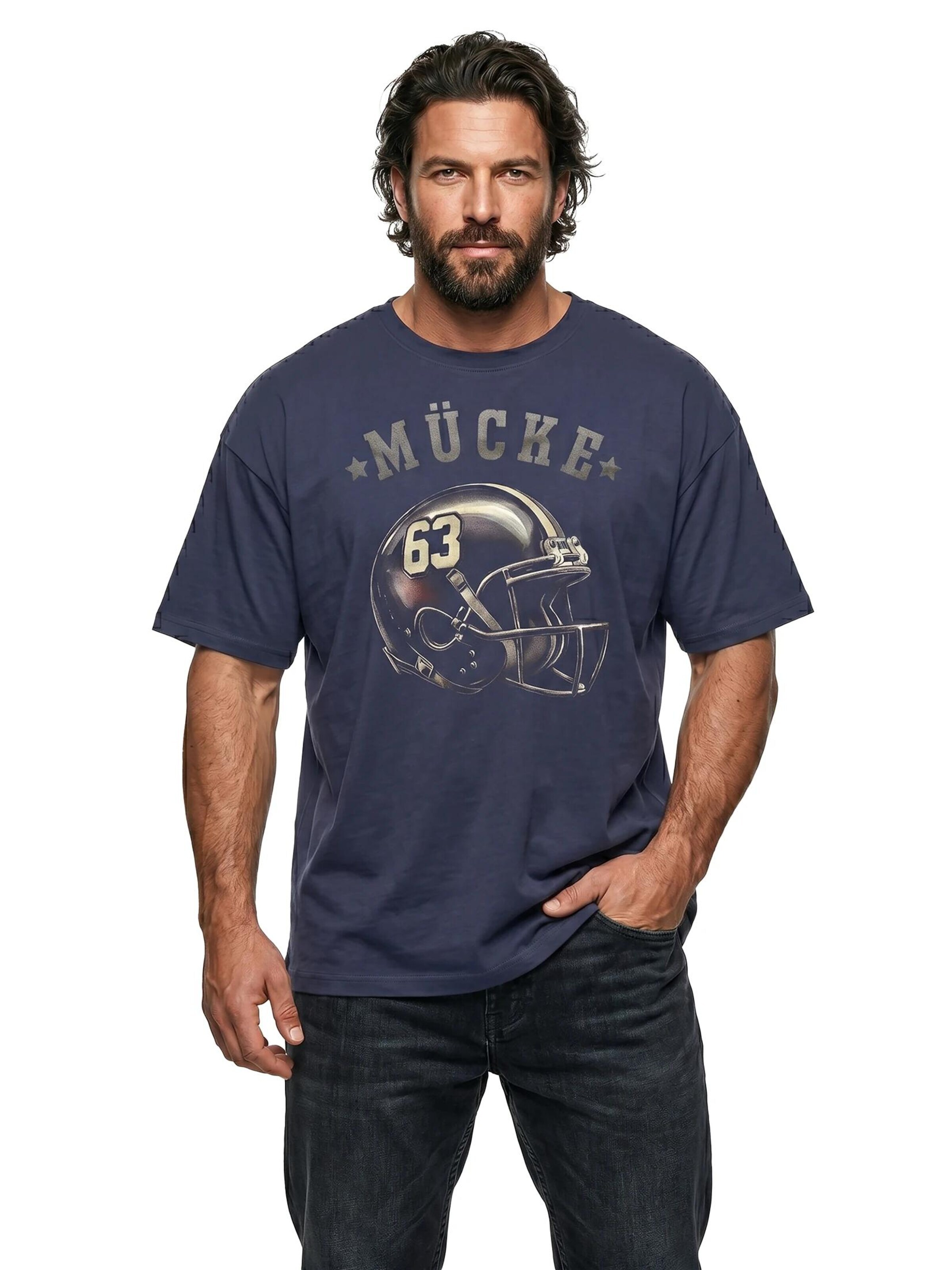 MAKAYA Shirt '63-Helm' in Blue