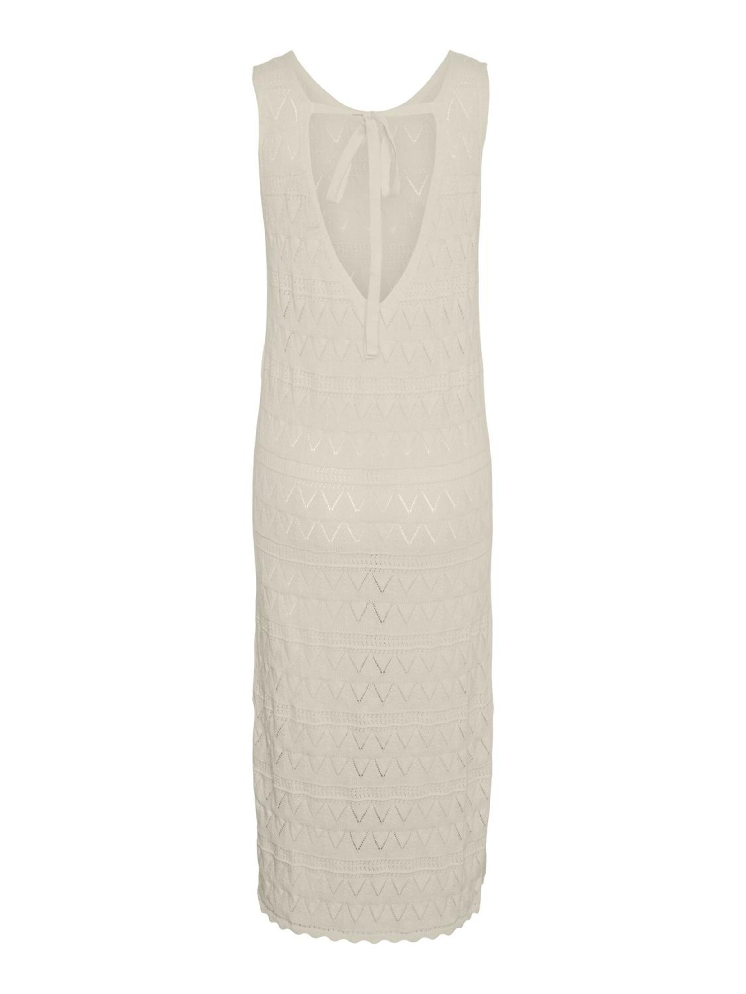 VERO MODA Gebreide jurk 'BALI ' in Beige