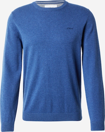 Pull-over s.Oliver en bleu : devant