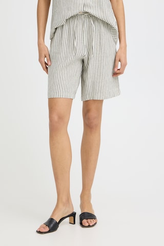 b.young - Loosefit Calças 'BYFalakka' em branco