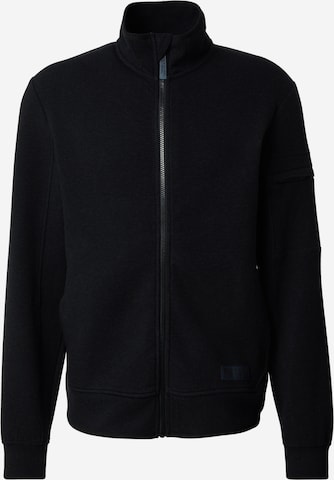 s.OliverGornji dio trenirke - crna boja: prednji dio