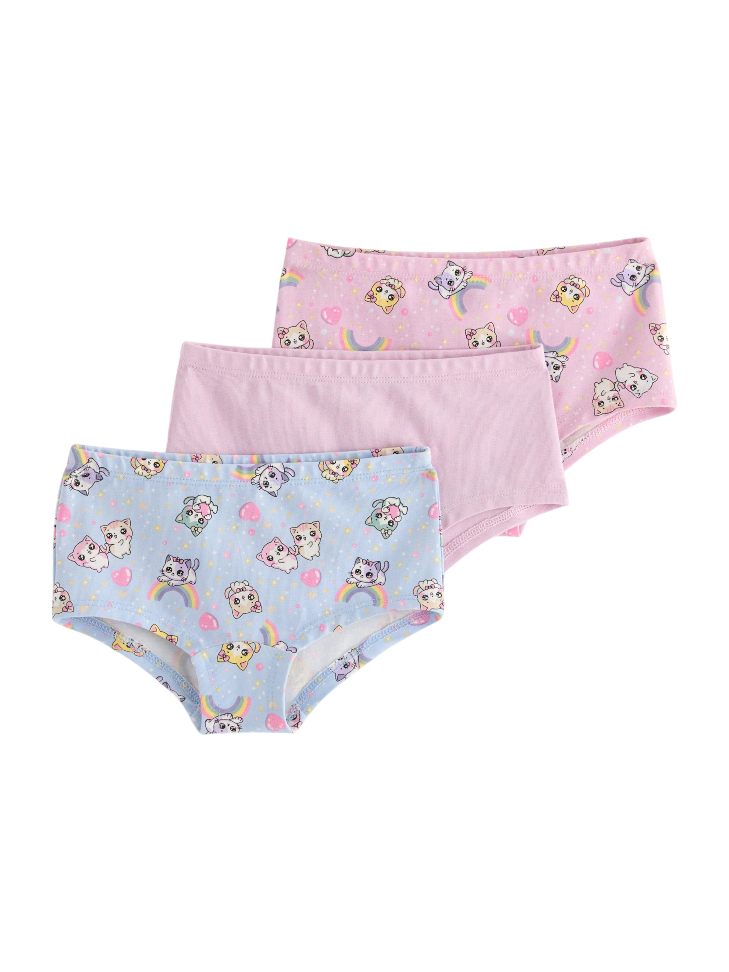 Pantaloncini intimi 'Kawaii' di Lindex in blu: frontale